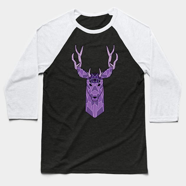 Mule Deer Baseball T-Shirt by Kali Farnsworth